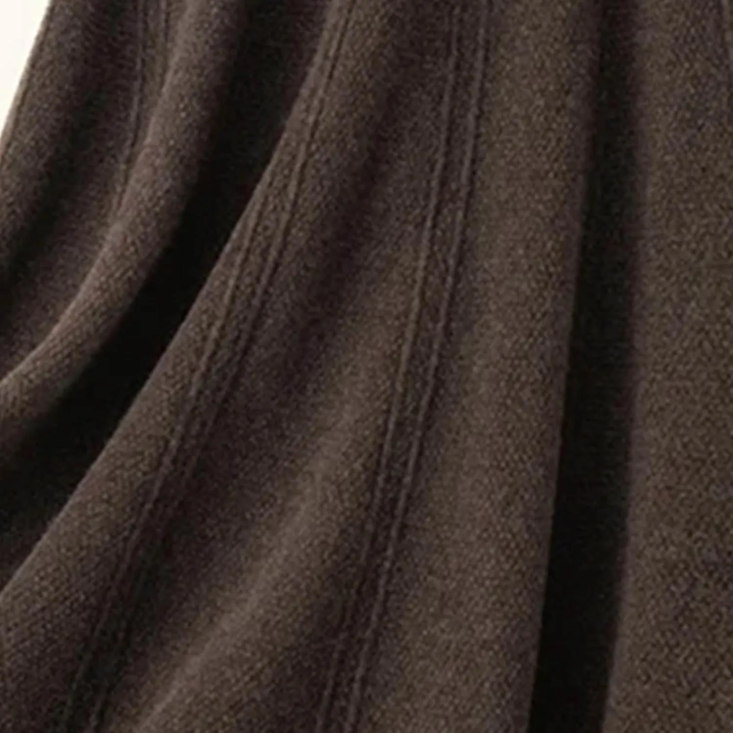 100% Merino Wool Skirt Women's High Waist Knitted Umbrella Skirt Autumn and Winter Skirt
