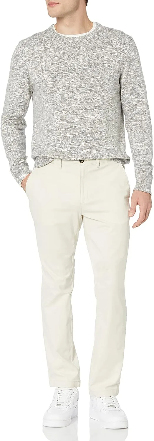 Amazon Essentials Mens Straight-Fit Casual Stretch Chino Pants