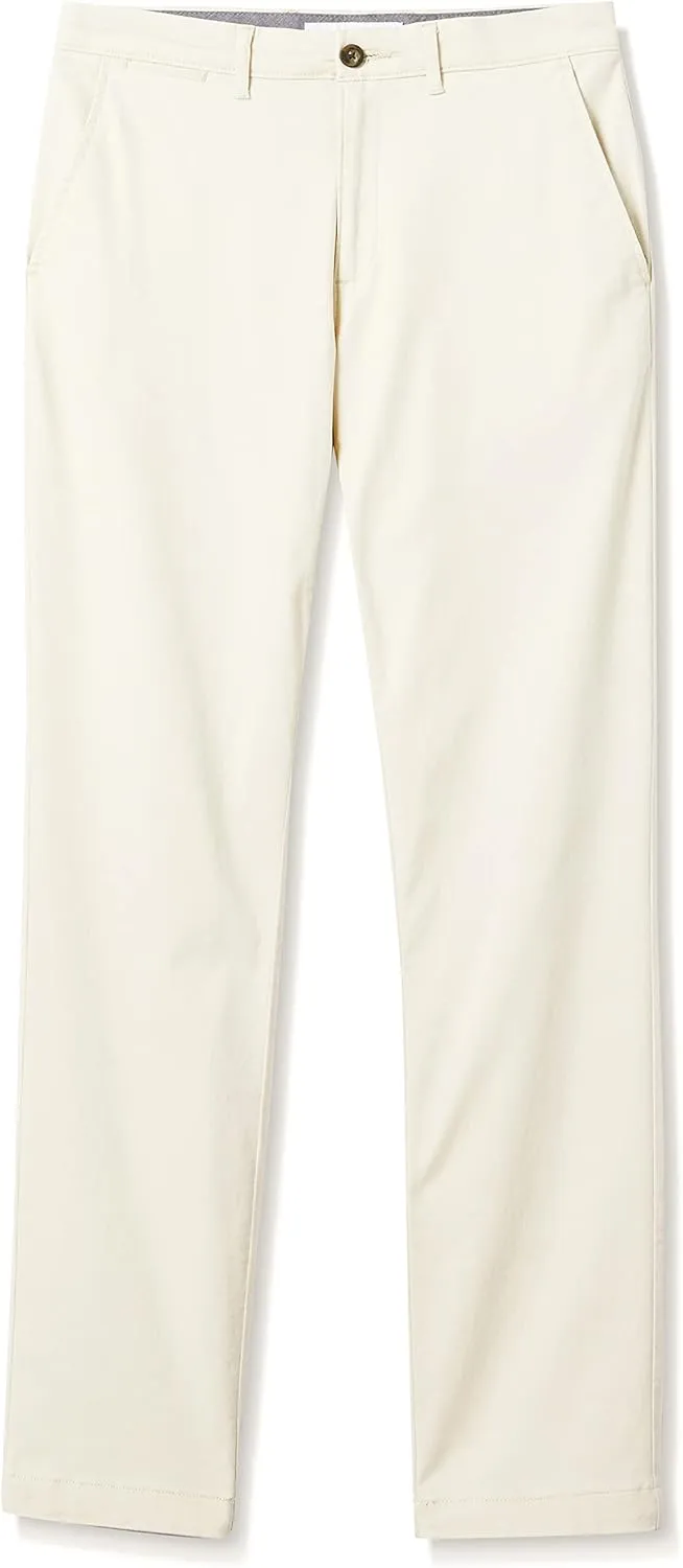 Amazon Essentials Mens Straight-Fit Casual Stretch Chino Pants