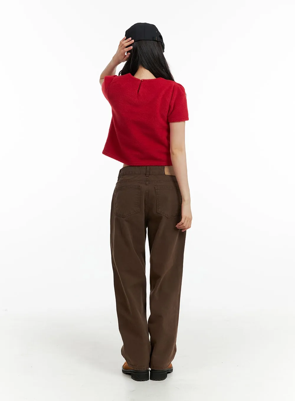 Basic Straight Leg Pants OF415