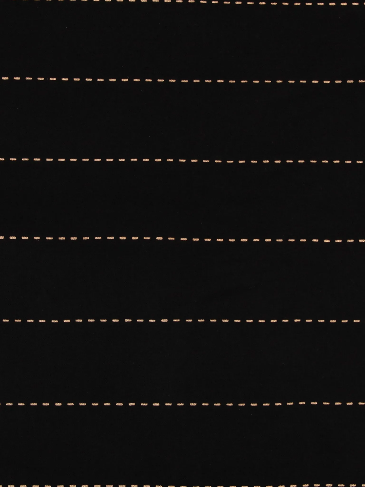 Black Golden Block Printed Cotton Fabric Per Meter - F001F2381