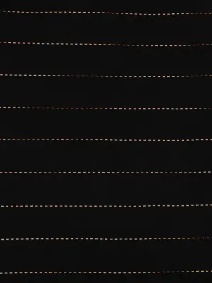 Black Golden Block Printed Cotton Fabric Per Meter - F001F2381