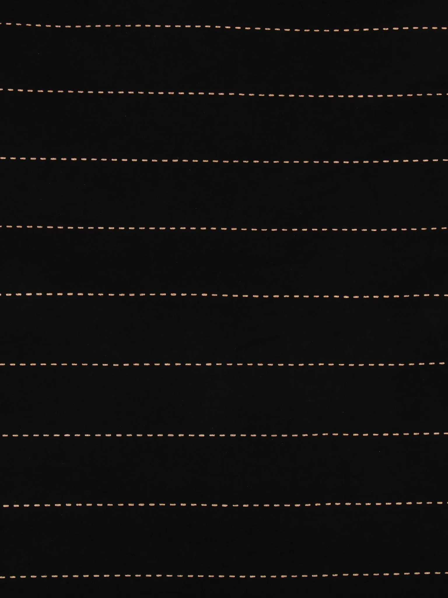 Black Golden Block Printed Cotton Fabric Per Meter - F001F2381