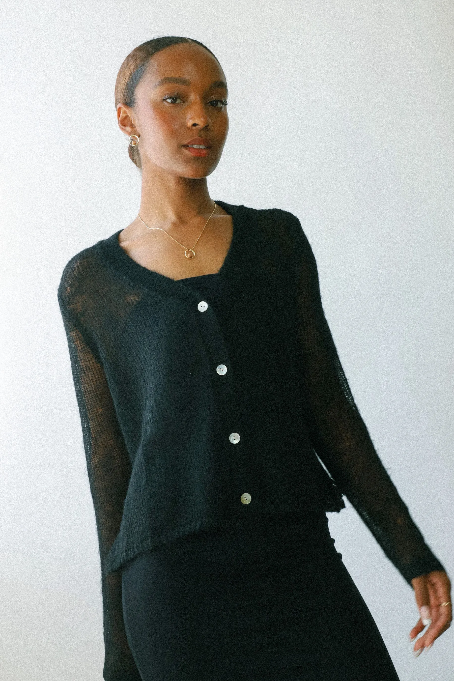 Black Roxana Cardigan