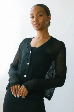 Black Roxana Cardigan