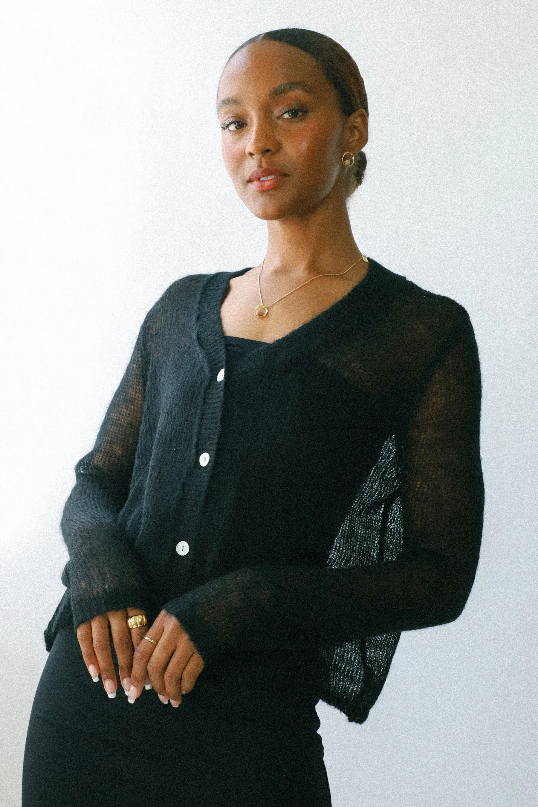 Black Roxana Cardigan