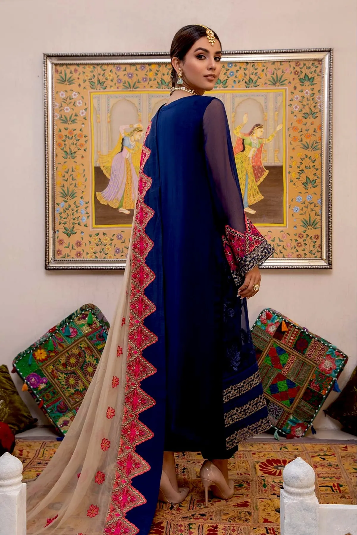 Charizma Celine Embroidered Chiffon Collection – CCE-04