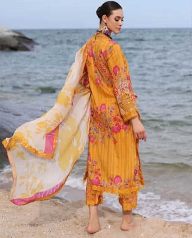 Charizma Reem Embroidered Luxury Lawn – CR4-02