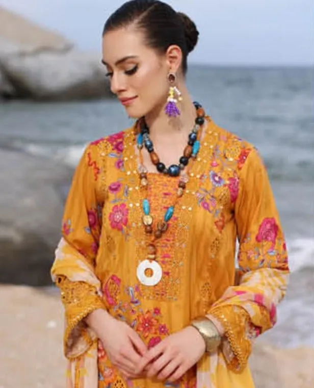 Charizma Reem Embroidered Luxury Lawn – CR4-02