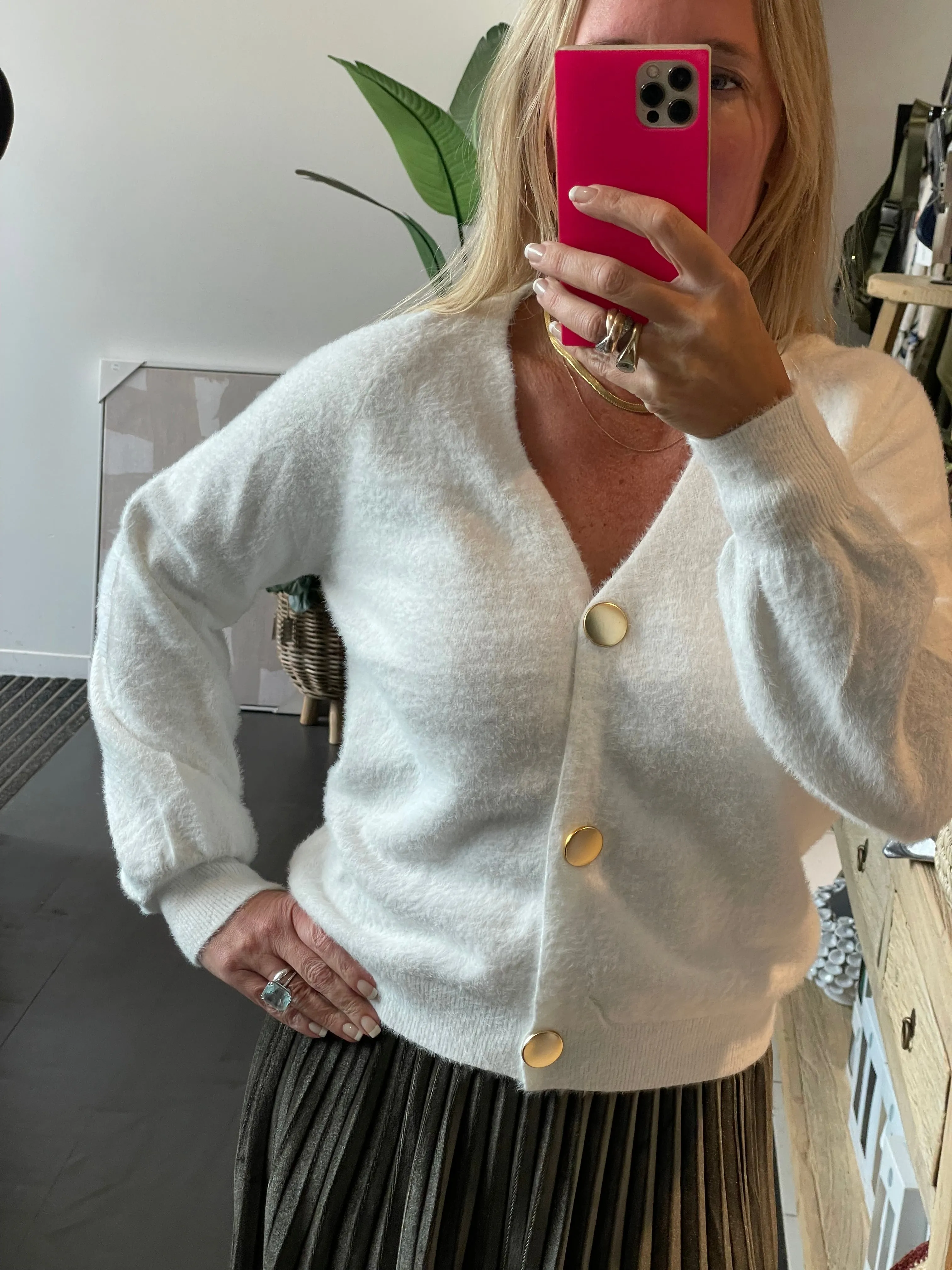 Fluffy Cardigan