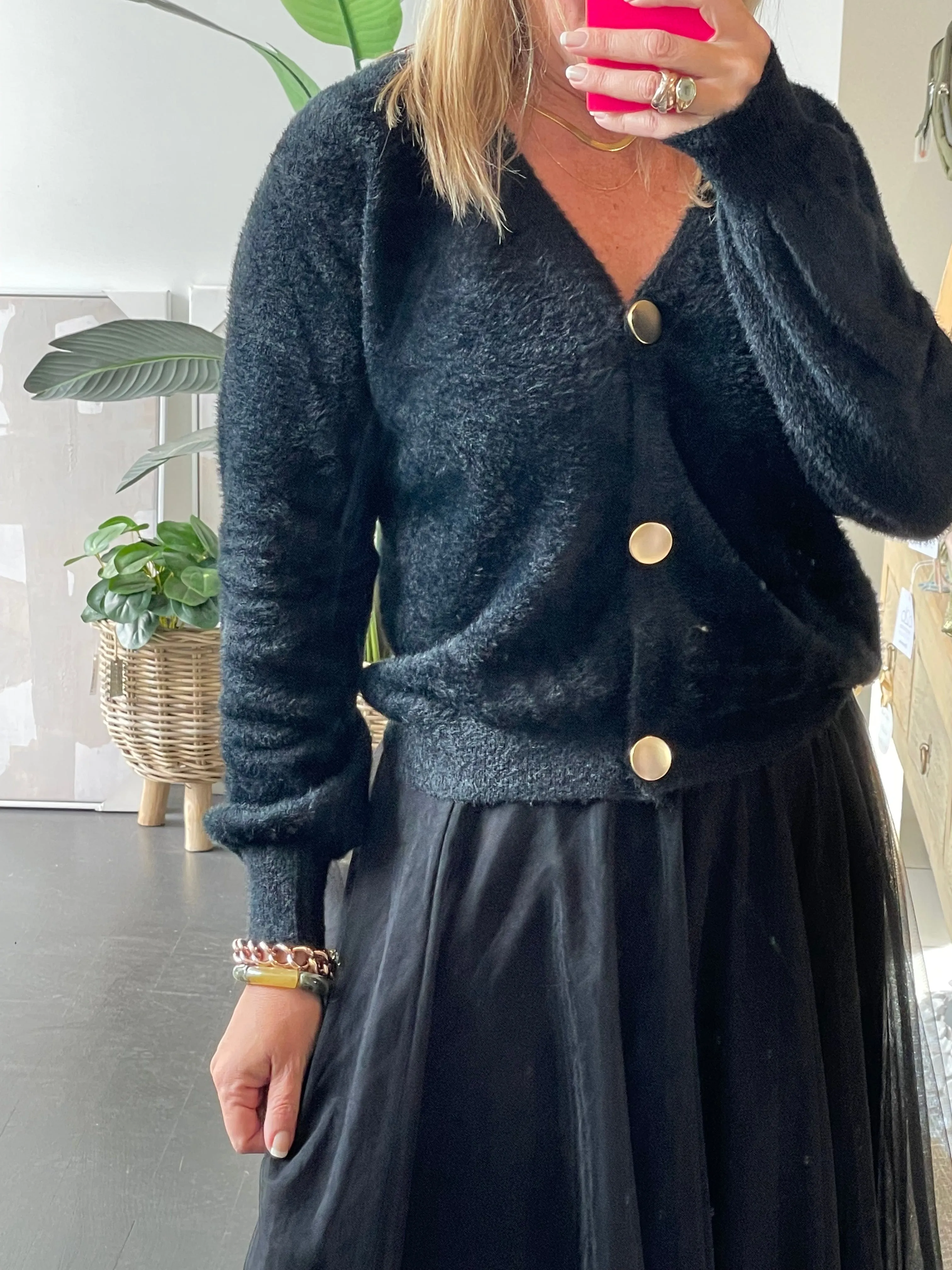 Fluffy Cardigan