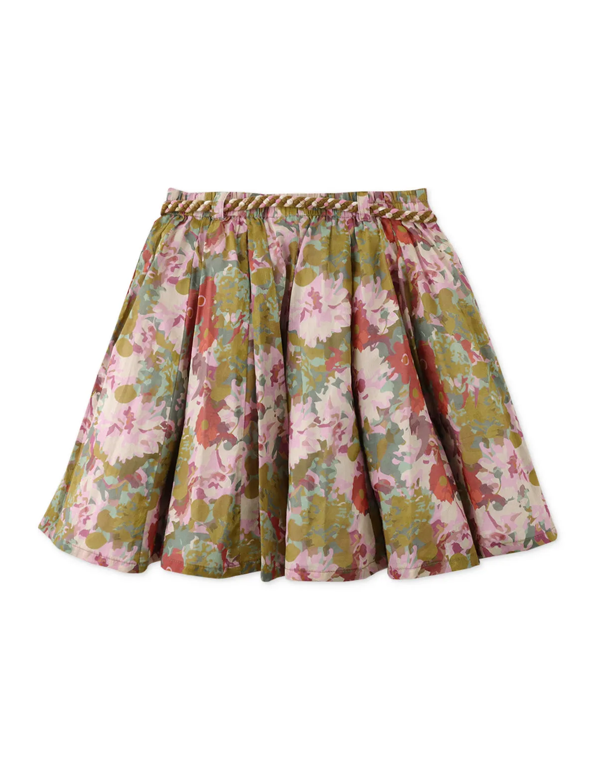 GIRLS UMBRELLA PRINTED CUT SKIRT