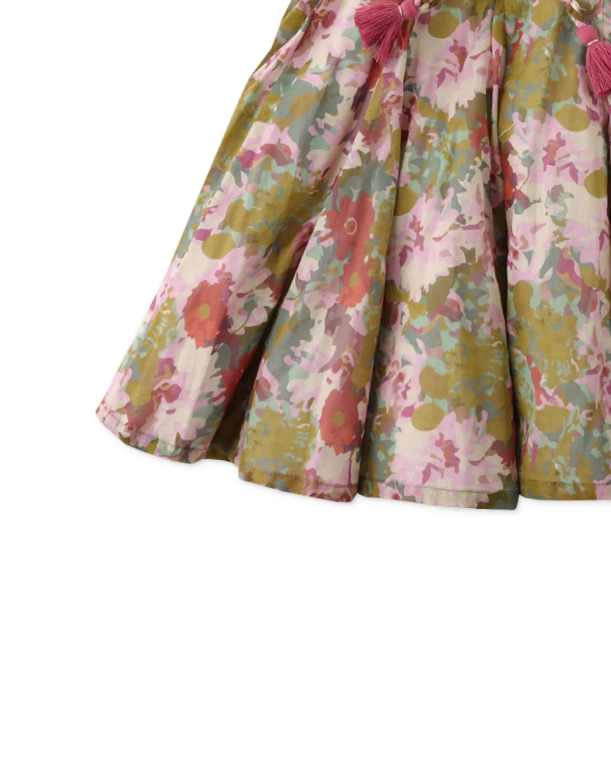 GIRLS UMBRELLA PRINTED CUT SKIRT