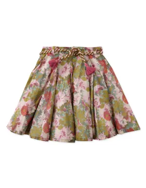 GIRLS UMBRELLA PRINTED CUT SKIRT