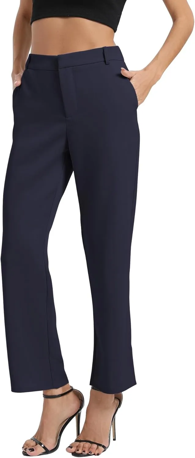 Urban CoCo Women's High Waisted Dress Pants 2024 Fall Stretch Work Slacks for Women Business Casual
