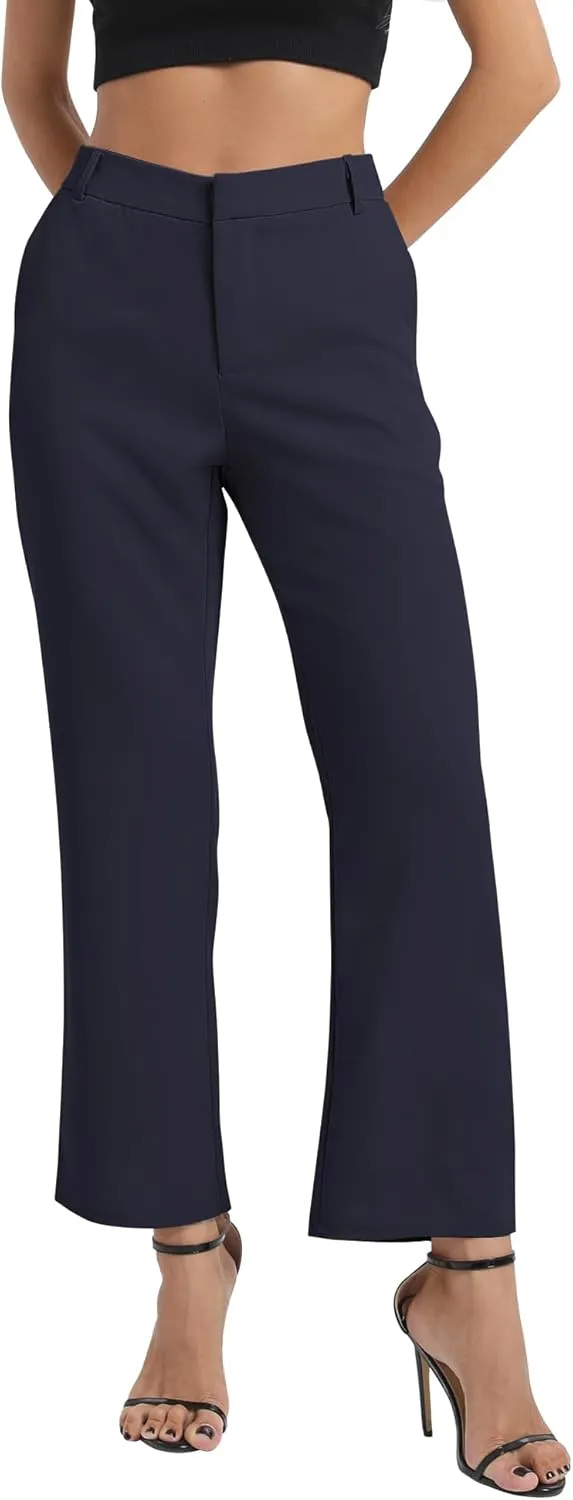 Urban CoCo Women's High Waisted Dress Pants 2024 Fall Stretch Work Slacks for Women Business Casual