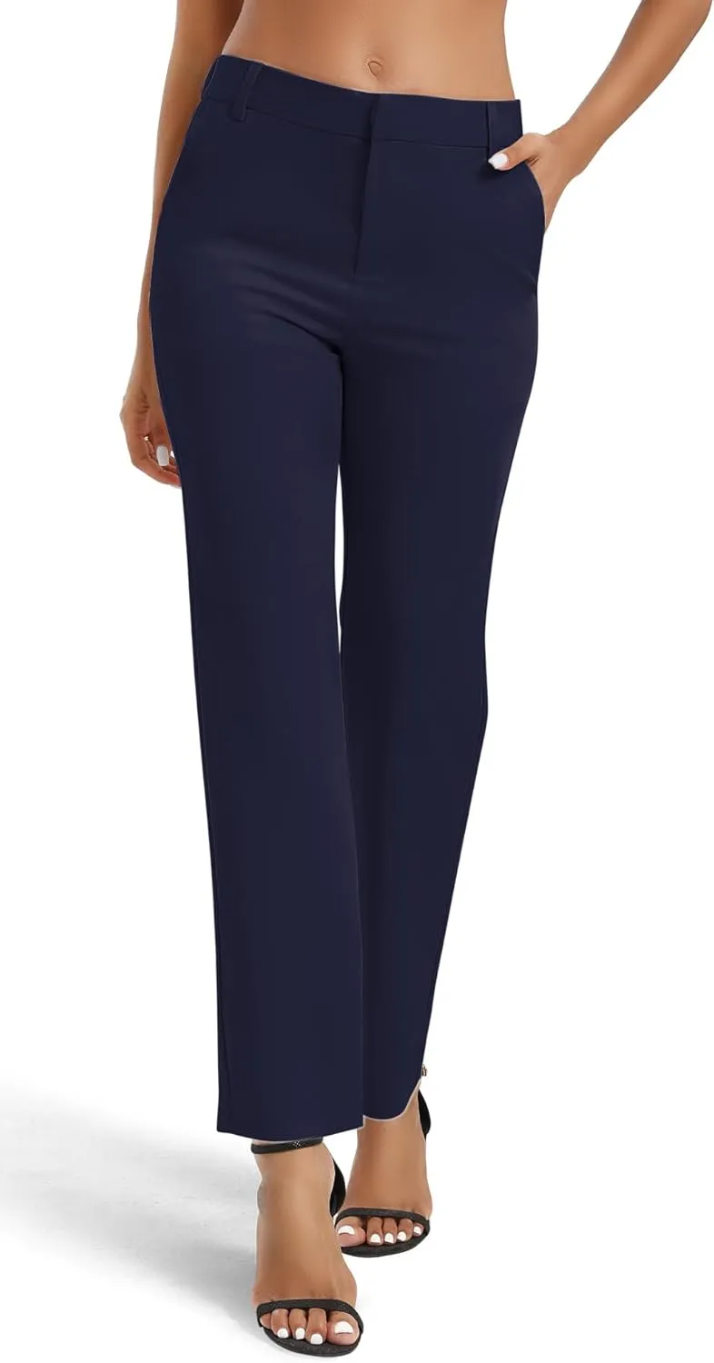 Urban CoCo Women's High Waisted Dress Pants 2024 Fall Stretch Work Slacks for Women Business Casual
