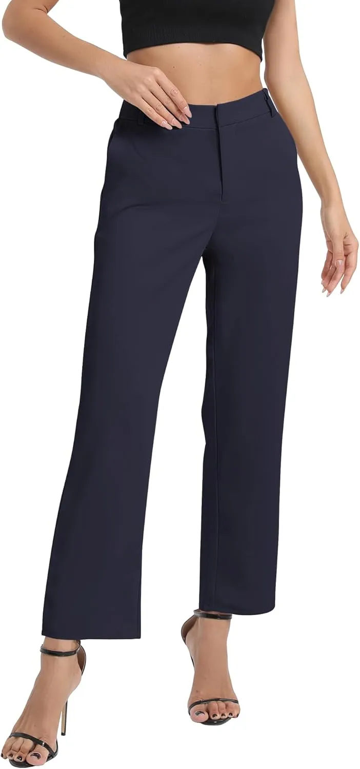 Urban CoCo Women's High Waisted Dress Pants 2024 Fall Stretch Work Slacks for Women Business Casual