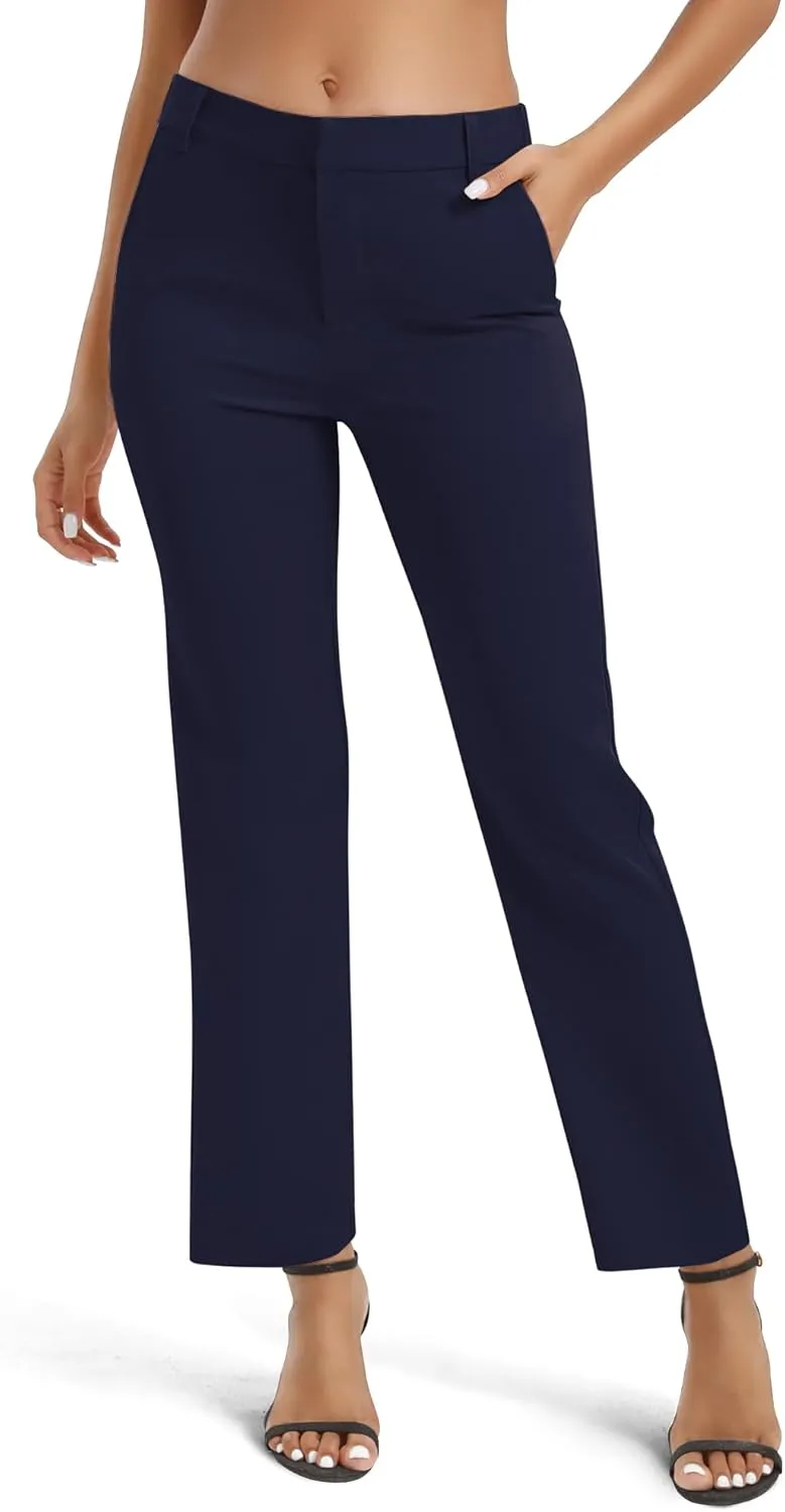 Urban CoCo Women's High Waisted Dress Pants 2024 Fall Stretch Work Slacks for Women Business Casual