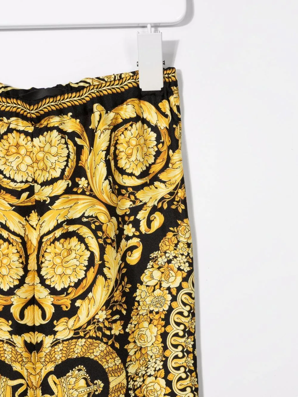 Versace Kids Barocco Silk Pants