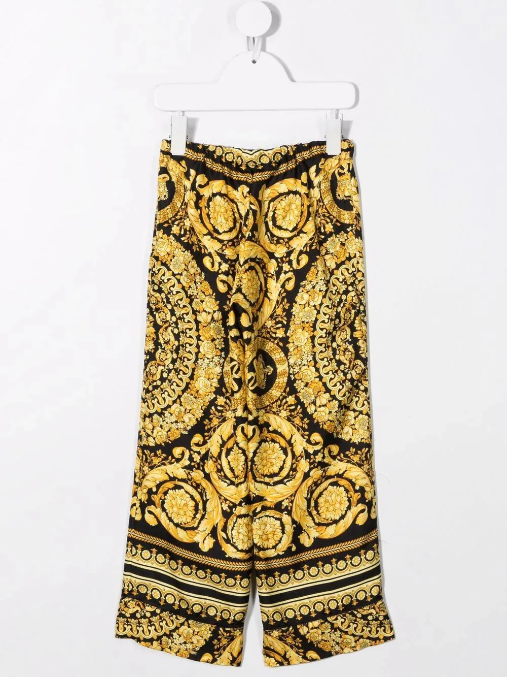 Versace Kids Barocco Silk Pants